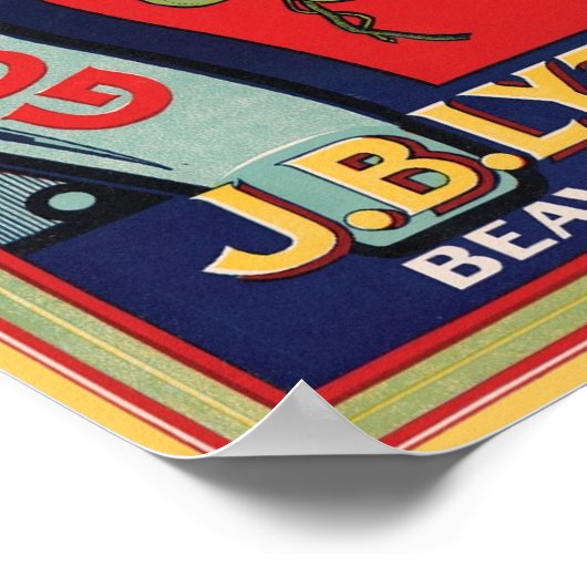  Good Luck Brand J. Bl Lytle Co. Crate Labe Poster (Hoek)