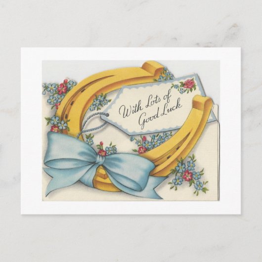 Good Luck Card Briefkaart (Voorkant)
