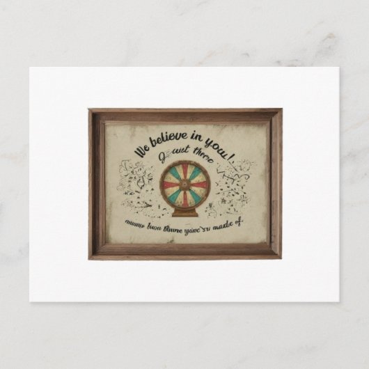 Good Luck Card Briefkaart (Voorkant)