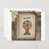 Good Luck Card Briefkaart (Voorkant / Achterkant)