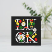 Good Luck Card Kaart (Staand voorkant)