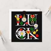 Good Luck Card Kaart (Voorkant / Achterkant in situ)