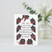Good Luck Cats, Louis Wain Briefkaart (Staand voorkant)