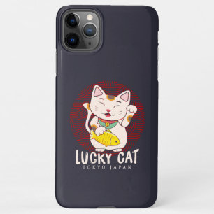 Good Luck Charm Lucky Cat Maneki Neko Asian iPhone 11Pro Max Hoesje