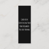 Good Luck Convincing Your New Neighbors You Are No Klantenkaartje (Voorkant)