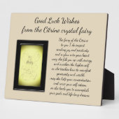 Good Luck Crystal Fairy Fotoplaat (Zijkant)