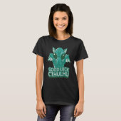 Good Luck Cthulhu Japanse Monster Cuthulu T-shirt (Voorkant volledig)