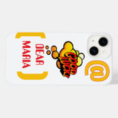 Good Luck Dear – Customizable Name Sticker  Case-Mate iPhone Case (Achterkant (horizontaal))