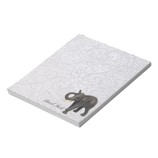 Good Luck Elephant Notitieblok (Linkerzijde)