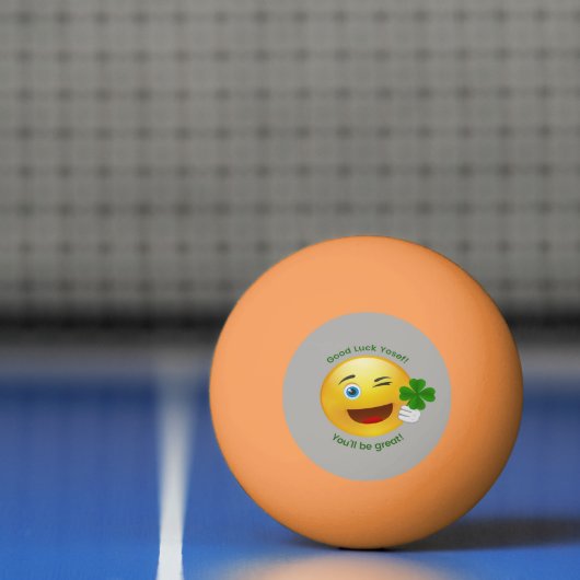 Good Luck emoji Pingpongbal (Net)