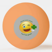 Good Luck emoji Pingpongbal (Voorkant)