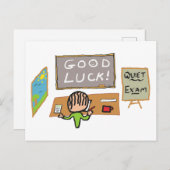 Good Luck Exams Briefkaart (Voorkant / Achterkant)