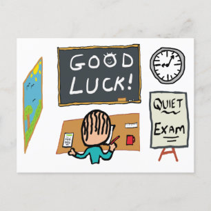 Good Luck Exams Briefkaart