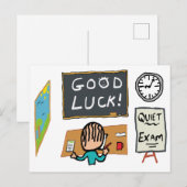 Good Luck Exams Briefkaart (Voorkant / Achterkant)