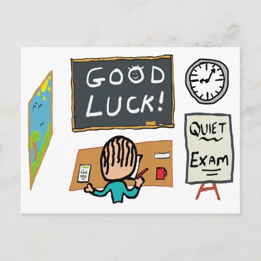 Good Luck Exams Briefkaart (Voorkant)