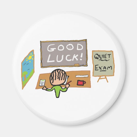 Good Luck Exams Magneet (Voorkant)