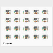 Good Luck Exams Ronde Sticker (Vel)