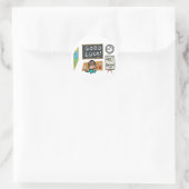 Good Luck Exams Ronde Sticker (Tas)