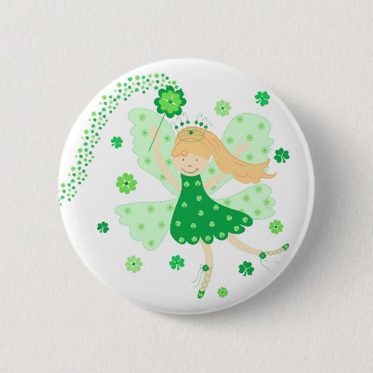 Good Luck Fairy Ronde Button 5,7 Cm (Voorkant)