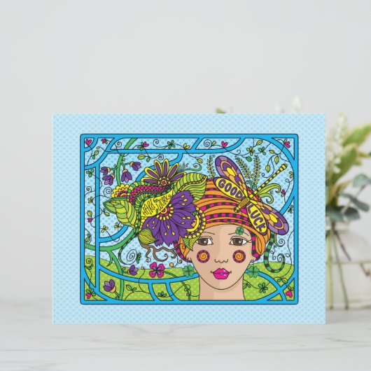 Good Luck_Flat Paper Sheet 11"x8.5" (Staand voorkant)