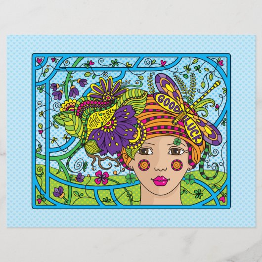 Good Luck_Flat Paper Sheet 11"x8.5" (Voorkant)