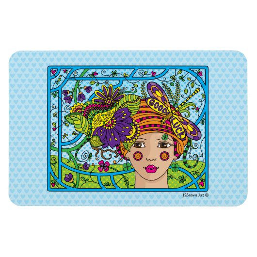 Good Luck_Flexible Magnet 6"x4" Magneet (Horizontaal)