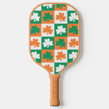 Good Luck Green Oranje Ireland Patroon Checker