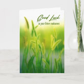 Good Luck Green Summer Grass Kaart (Voorkant)