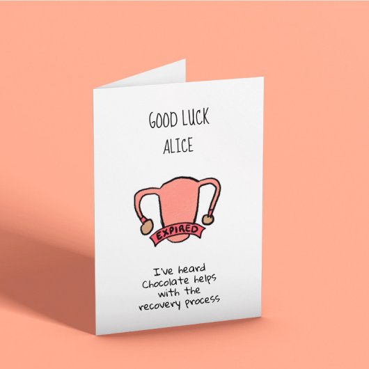 Good Luck Hysterectomy Recovery Kaart