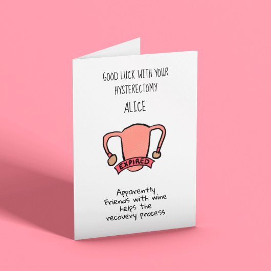 Good Luck Hysterectomy Recovery Kaart