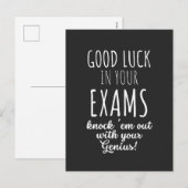 good Luck in your exams Feestdagenkaart (Voorkant / Achterkant)