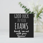 good Luck in your exams Save The Date (Staand voorkant)