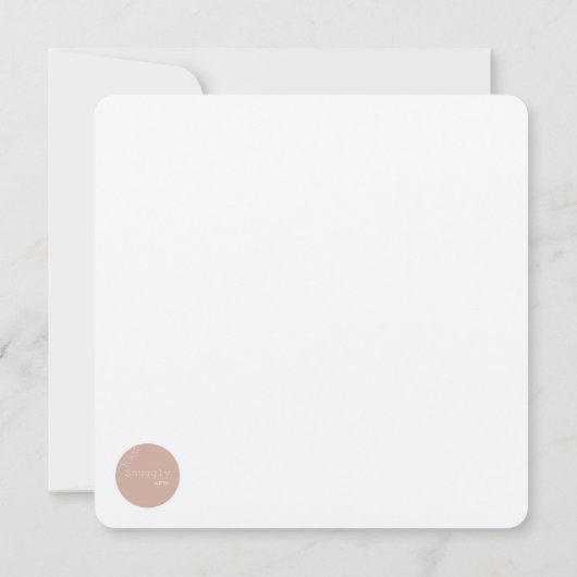 Good luck in your new home bedankkaart (Achterkant)