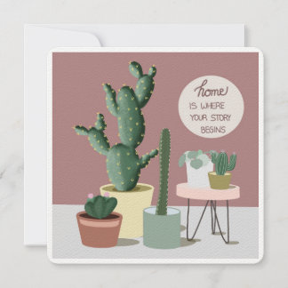 Good luck in your new home bedankkaart