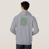 good luck irish rugby hoodie (Achterkant volledig)