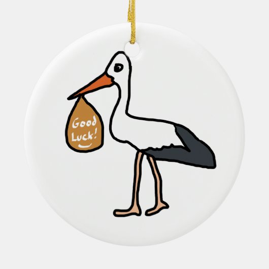 Good Luck IVF Keramisch Ornament (Achterkant)