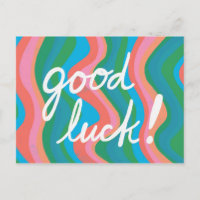 GOOD LUCK kleurrijke kool & vun stripes