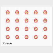 Good Luck Maneki Neko Ster Sticker (Vel)