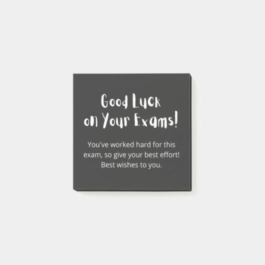 Good Luck on Your Exams! Post-it® Notes (Voorkant)