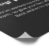 Good Luck on Your Exams. Poster (Hoek)