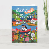 Good Luck on Your New Adventure Scenic Love Kaart (Voorkant)
