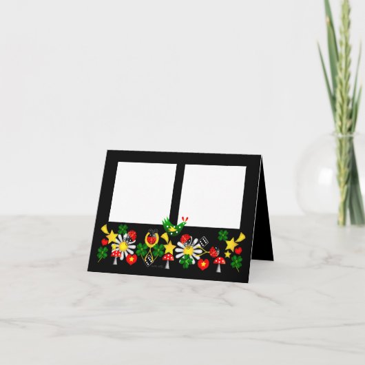 Good Luck Photo Wenskaart/Env-kaart Kaart (Voorkant)