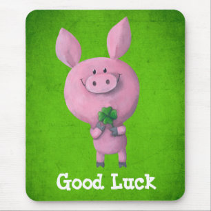 Good Luck Pig Muismat
