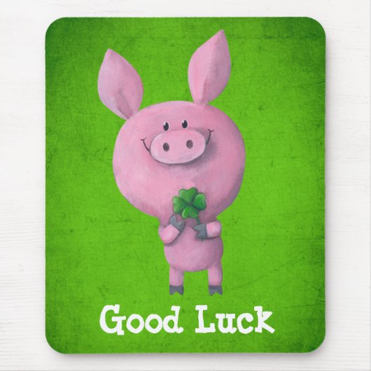 Good Luck Pig Muismat (Voorkant)