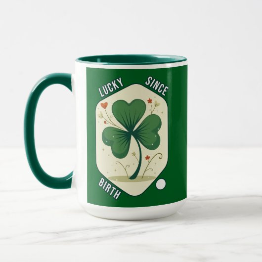 Good Luck Shamrock St Patrick’s Day - caneca Mok (Links)