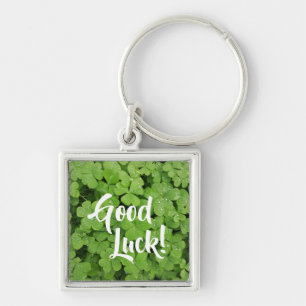 Good Luck shamrock st.Patricks clover sleutelhange Sleutelhanger