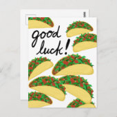GOOD LUCK Taco Avalanche Delicious Briefkaart (Voorkant / Achterkant)