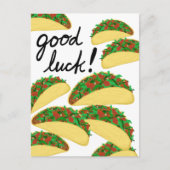 GOOD LUCK Taco Avalanche Delicious Briefkaart (Voorkant)