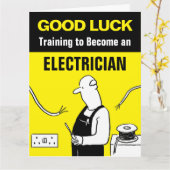 Good Luck Training om een elektricien Kaart te wor (Gele Bloem)