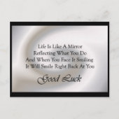 Good Luck Verse Briefkaart (Voorkant)